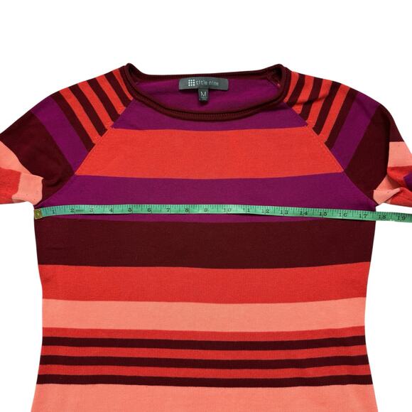 Title Nine Multicolor Striped Long Sleeve Top - Picture 8 of 10